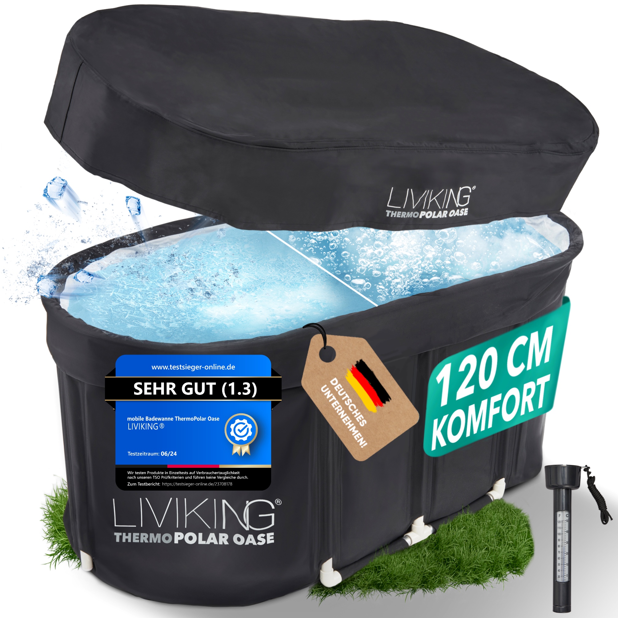 LIVIKING® ThermoPolar Oase – Faltbares Eisbad für Regeneration & Wellness